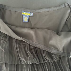 Vintage Ralph Lauren Black Layered Mini Skirt